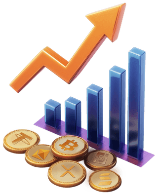 Interface de la plateforme de trading crypto Testt Forts mise en avant dans une présentation du produit